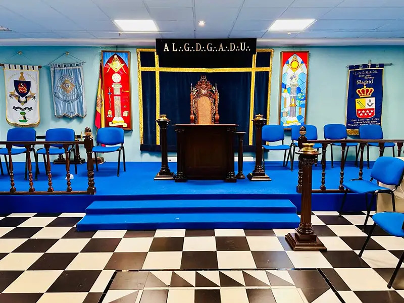 Gran Logia de España - Sede y emblema oficial